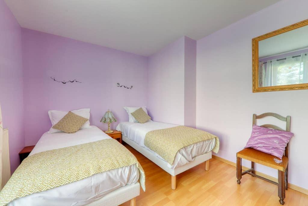 Amilly Park 6 Personnes 2 Chambres Pk Prive En Sous Sol Serris Exterior photo
